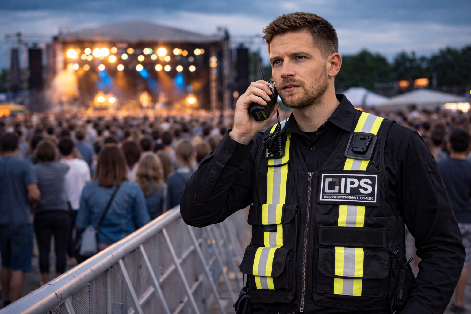 Veranstaltungsschutz bei einem grossen Event