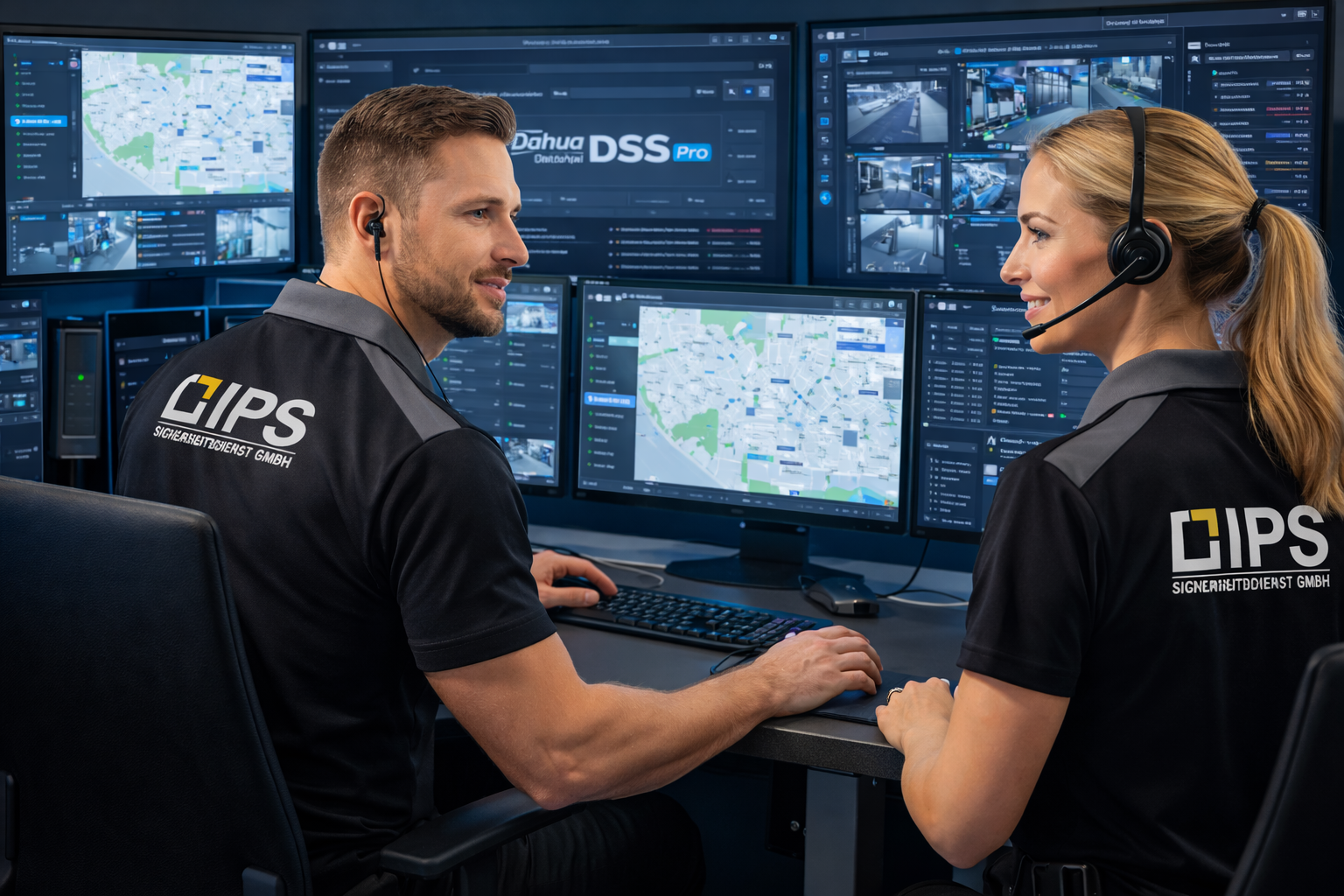 Moderne Alarmanlage mit Aufschaltung